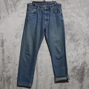 Buck Mason Selvedge Jeans Mens 33x33 Blue Full Saddle 13 oz Japanese Denim Pants